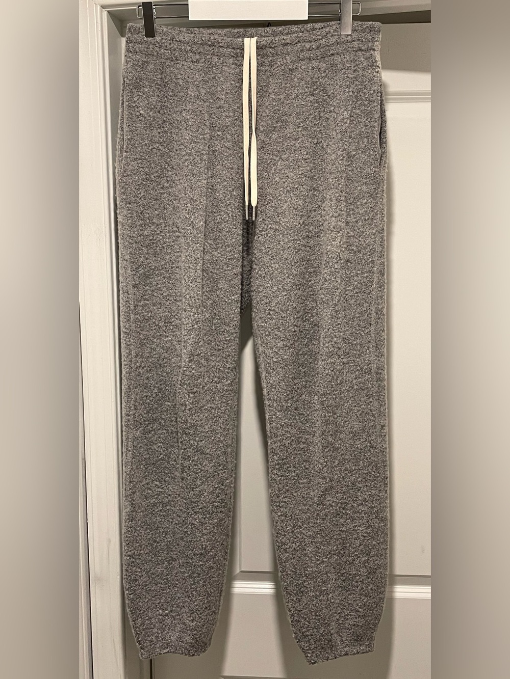 John Elliott Men’s Grey Wool Blend Joggers (Size 2 - Medium)